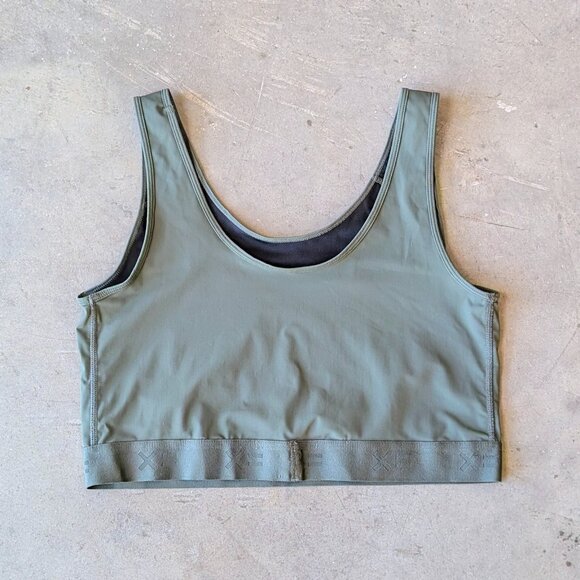 TomboyX Green Compression Top Sports Bra Tank Top size 2X - Picture 6 of 6